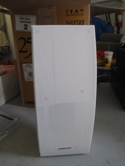 Pair of Bose 251 Enviromental Speakers missing one mount in box