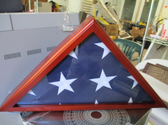 American Flag in Presentation Case