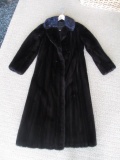 Black Glama Ladies Mink Coat sz 10 New York