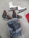 Vintage Ice Skates and Mans winter boot New sz 11-12