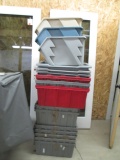 Stack of Tote Bins not Th Recycle Bins