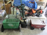 Yard Cart, Spreaders, Yard Tools 4pcs