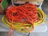 Two Extension cords one heavy duty