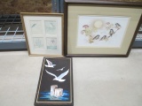 4 Pcs of Artwork Birds