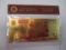 24k Gold Plated Russian Note - con 346