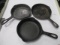 Griswold #3 Cast-Iron Pan - Wagner #3, Favorite #3 - Will not be shipped -con 468