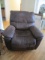 Brown Leather Easy Lift Chair - Will not be shipped - con 1