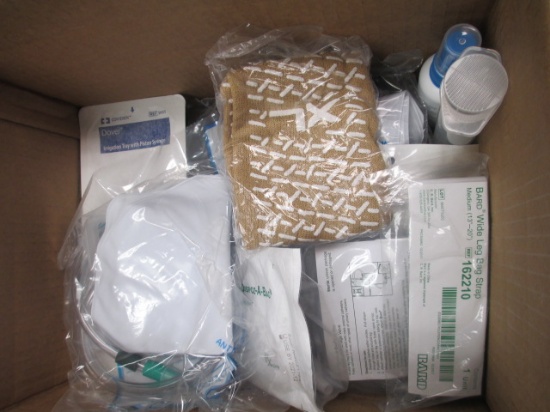 Box of New Medical Supplies - con 672
