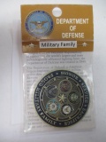 Department of Defense UNC Military Family Challenge Coin - con 346