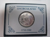 UNC Silver George Washington Half Dollar - con 346