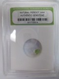Natural Peridot AAA Gemstone - Graded and Slabbed - con 346