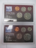 Pair of US Mint Coinage Set - con 346