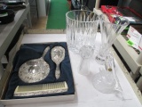 Silver Brush, Mirror and Comb Set - Will not be shipped - con 468