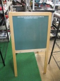 Chalkboard and White Board - 44x24 - Will not be shipped -con 12