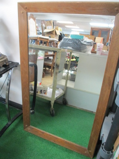 Wood Framed Mirror - 53x33 - Will not be shipped - con 555