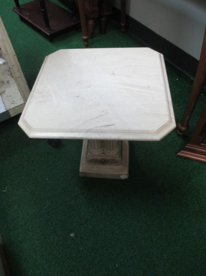 Marble End Table - Will not be shipped - con 609