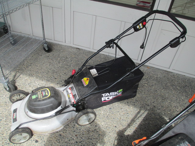 Task force 12 online amp electric mower