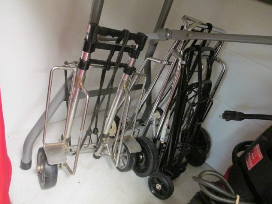 4 Fold-up Wheeled Carts- Will not be shipped - con 323