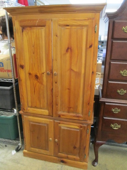 Armoire Missing Back - 37x72x23 - Will not be shipped - con 745