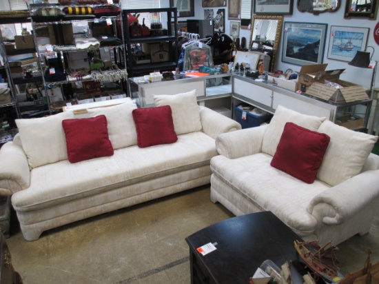 Sofa and Love Seat - Will not be shipped - con 745