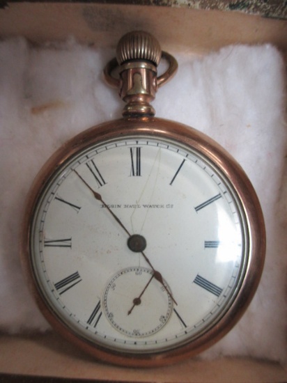 1886 Elgin Pocket Watch - 2427788 Grade 74 Size 18 Winds and Runs - con 672
