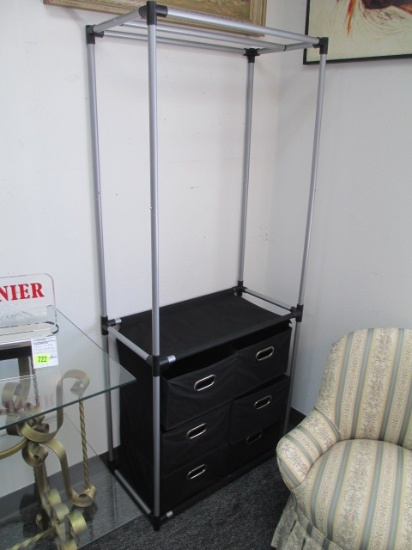 Portable Closet with Drawers - 30x71x16 - Will not be shipped - con 414