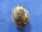 Sterling Silver and Black Amber Ring - Size 8 - con 668