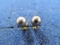 10k Gold and Pearl Earrings - con 668