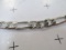 Sterling Silver Necklace - Needs Clasp Repair - 17