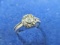 Sterling Silver Ring - Some Stones Missing - Size 6.5 - con 447