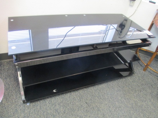Glass Metal TV Stand - Will not be shipped - con 484
