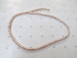 10k Gold and Pearl Necklace - 17