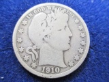 1910 Barber Half Dollar - con 200