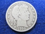 1909-O Barber Half Dollar - con 200