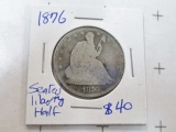 1876 Seated Liberty Half Dollar - con 346