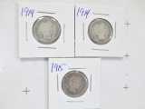 Barber Dimes - Various Dates - con 346