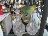 Two Glass Decanters with Stoppers - 13