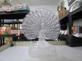 Clear Glass Peacock Figurine - Will not be shipped - con 699