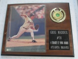 2014 Hall of Fame Inductee - Greg Maddux Plaque - con 346