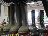 Three Pairs Rubber Boots - Size 8,10,7 - con 576