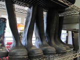Three Pair Rubber Boots - Size 9,10,9 - con 576