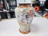 Asian Birds Vase 10.5