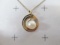 Pendant with Pearl and Chain - 12k Gold Filled - con 583