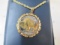 Gold Plated Buffalo Nickel Necklace - con 346