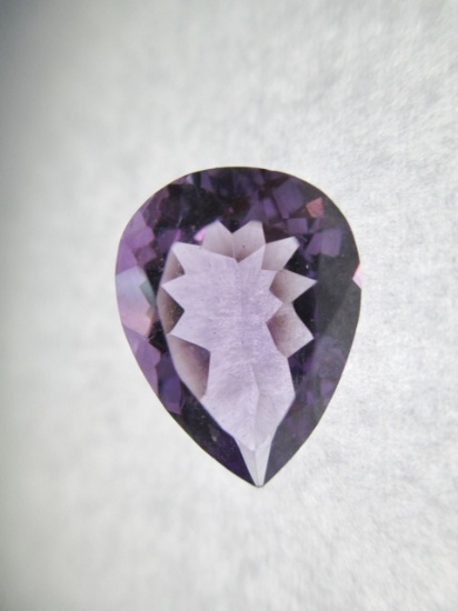 8.0ct Amethyst -From Pawn - Pear Shaped - con 583