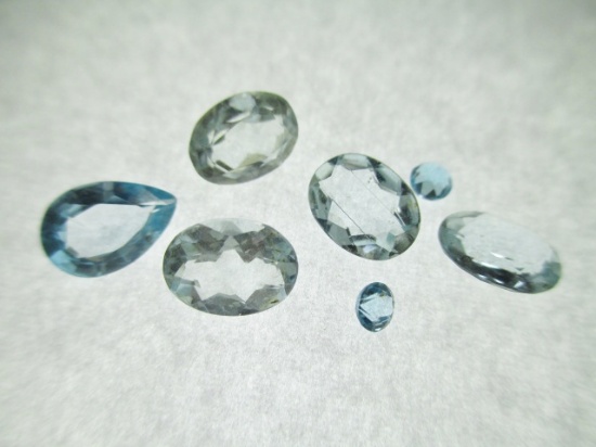 6.5 tcw Aquamarine Gemstones - con 583