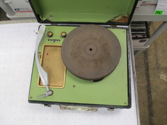 Antique Uline Suitcase Phonograph - con 757
