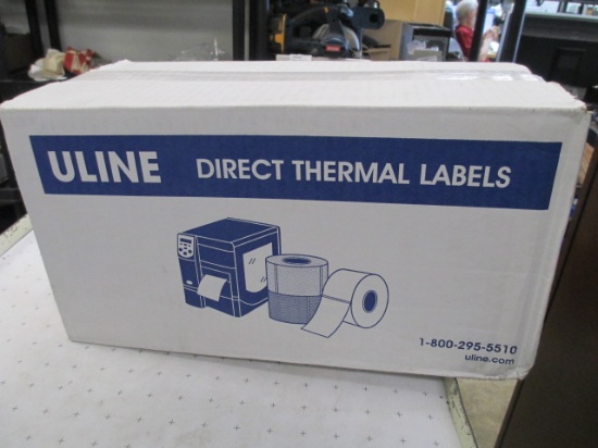 Uline S-6264 4x6 Thermal labels - Will not be shipped - con 694