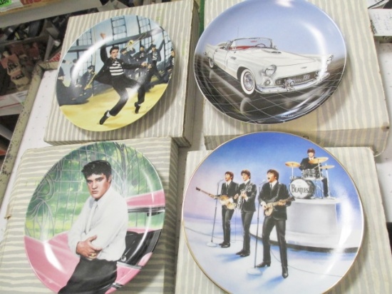 Elvis, Beatles and More Collectible Plates - con 39