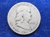 1951 Franklin Half Dollar - con 200